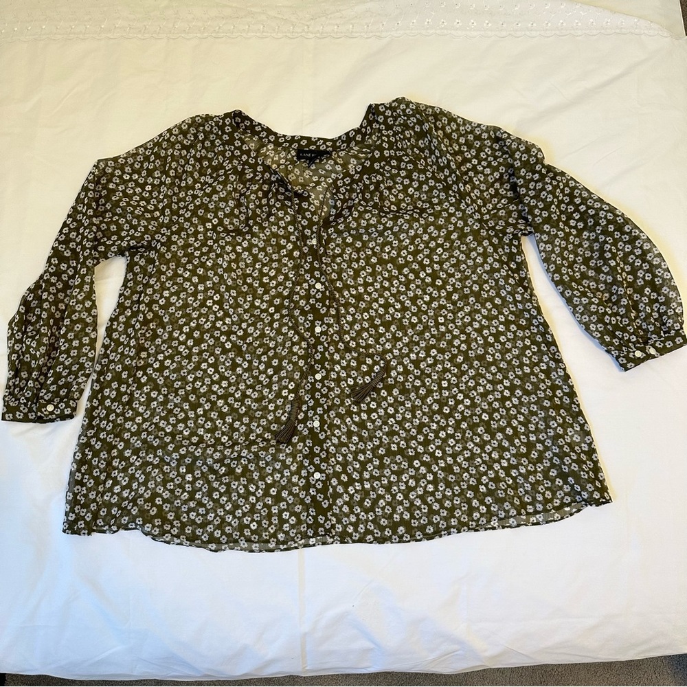 Lane Bryant Sheer Blouse